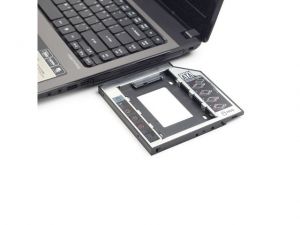 ADAPTER HDD RAMKA 5.25->2.5 SLIM 12MM ( HDD W MIEJSCE CD/DVD W LAPTOPIE) GEMBIRD