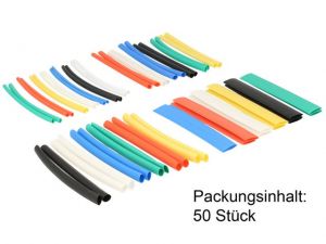 RURKA TERMOKURCZLIWA SET 50SZT MULTICOLOR DELOCK