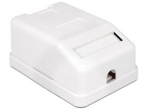 MODUŁ KEYSTONE PUSZKA MONTAŻOWA NAŚCIENNA 1 PORT 86235 DELOCK