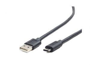 KABEL USB TYPE-C(M)-AM 2.0 1.8M BLACK GEMBIRD