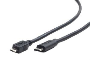 KABEL USB TYPE-C(M)-MICRO BM 2.0 1.8M BLACK GEMBIRD