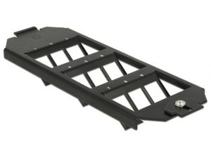 MODUŁ KEYSTONE SZYNA MONTAŻOWA DO PODŁOGI TECHNICZNEJ 9 PORT BLACK DELOCK