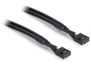 KABEL USB PINHEADER 10PIN(F)-PINHEADER 10 PIN(F) 50CM DELOCK