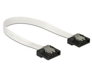 KABEL SATA DATA III (6GB/S) 10CM FLEXI 6GB/S WHITE DELOCK