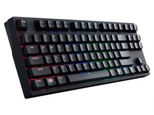 KLAWIATURA CM STORM MASTERKEYS PRO S RGB LED MECHANICZNA (CHERRY MX RED, PODŚWIETLENIE RGB)