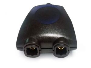 ADAPTER ROZDZIELACZ TOSLINK 2 PORTY BLACK GEMBIRD