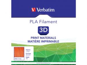 FILAMENT DO DRUKAREK 3D VERBATIM PLA 1.75 1KG ORANGE