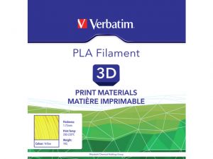 FILAMENT DO DRUKAREK 3D VERBATIM PLA 1.75 1KG YELLOW