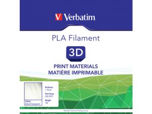FILAMENT DO DRUKAREK 3D VERBATIM PLA 1.75 1KG TRANSPARENT