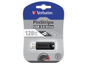 PENDRIVE VERBATIM 128GB PINSTRIPE USB 3.0