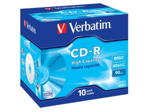 CDR VERBATIM 700MB EXTRA PROT (10 JEWEL CASE)