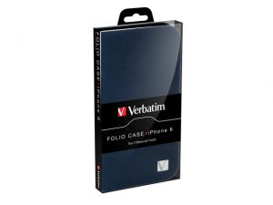 ETUI VERBATIM FOLIO CASE IPHONE 6 STEEL BLUE