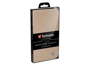 ETUI VERBATIM FOLIO CASE IPHONE 6 CHAMPAGNE GOLD