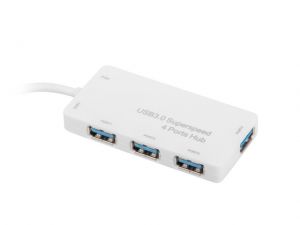 HUB USB 3.0 4-PORTY WHITE GEMBIRD