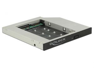 ADAPTER HDD RAMKA 5.25 COMBO 1X MSATA/1XSSD M.2 13MM ( HDD W MIEJSCE CD/DVD W LAPTOPIE) DELOCK