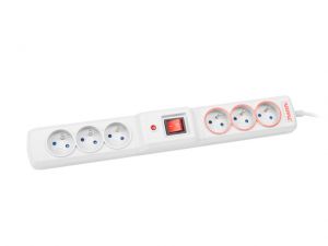 LISTWA ZASILAJĄCA ARMAC MULTI M33 SZARY 4.5M (6 GNIAZD)