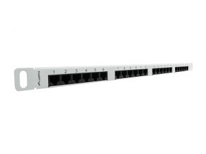 PATCH PANEL 24 PORT 0.5U KAT.5E SZARY LANBERG