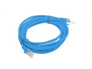 PATCHCORD KAT5E 3M NIEBIESKI LANBERG