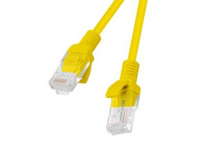 PATCHCORD KAT5E 0.25M ŻÓŁTY LANBERG