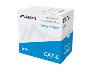 KABEL UTP KAT-6 305M DRUT CCA LANBERG