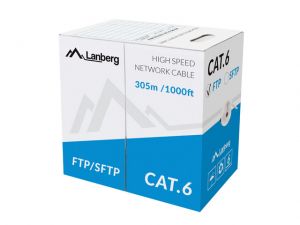 KABEL FTP KAT-6 305M DRUT CU LANBERG