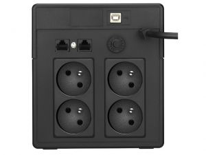UPS POWERWALKER LINE-INTERACTIVE 1000VA 4X 230V PL, PURE SINE WAVE, RJ11/45 IN/OUT, USB, LCD