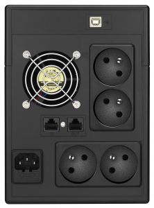 UPS POWERWALKER LINE-INTERACTIVE 1500VA 4X 230V PL, PURE SINE WAVE, RJ11/45 IN/OUT, USB, LCD