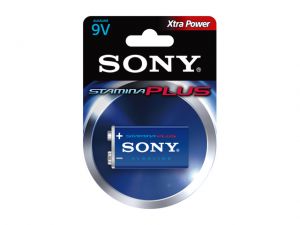 BATERIA ALKAICZNA SONY 9V LR9 6LR61 STAMINA + (1SZT BLISTER)
