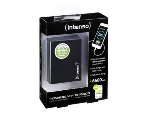 POWER BANK INTENSO POWERBANK ST6600 BLACK 6600MAH