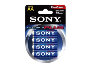 BATERIA ALKAICZNA SONY STAMINA PLUS AA LR6 (4SZT BLISTER)