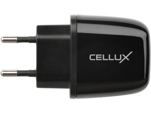 ŁADOWARKA ADAPTER NAPIĘCIA 230V->USB 5V/1A 1-PORT BLACK BLISTER CELLUX