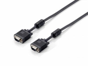 KABEL VGA M/M 10M +FERRYT CZARNY EQUIP